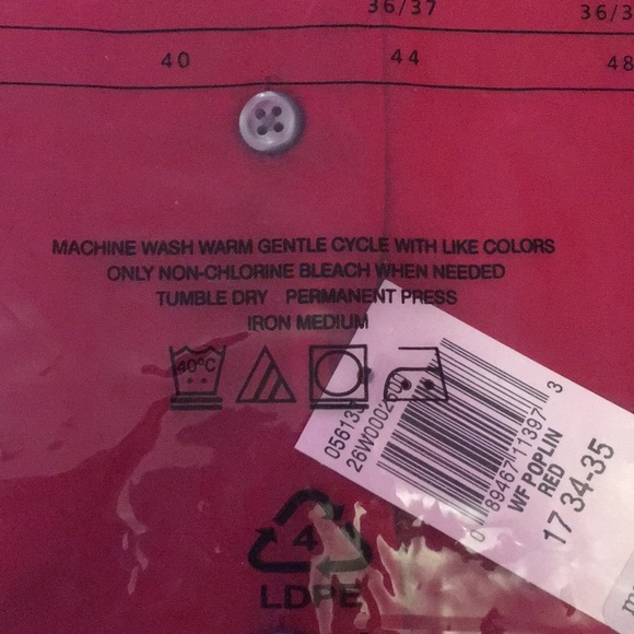 Arrow Long Sleeve Men’s Dress Shirt XL 17 34/35 - Picture 7 of 9